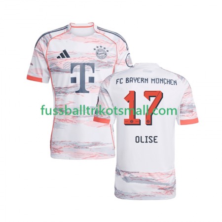 Fußballtrikots Bayern München Michael Olise 17 2025-2026 Kurzarm Auswärts-trikot kaufen